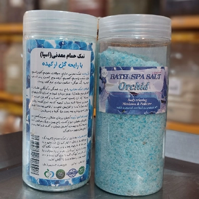 نمک حمام معدنی با رایحه گل ارکیده