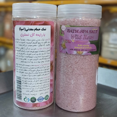 نمک حمام معدنی با رایحه گل نسترن